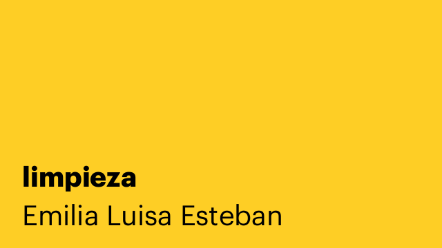 limpieza