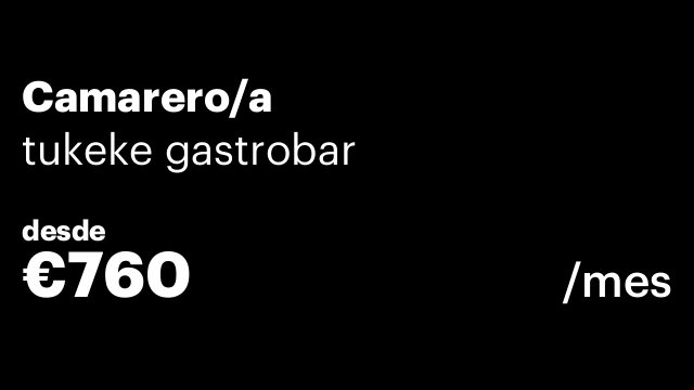 Camarero/a