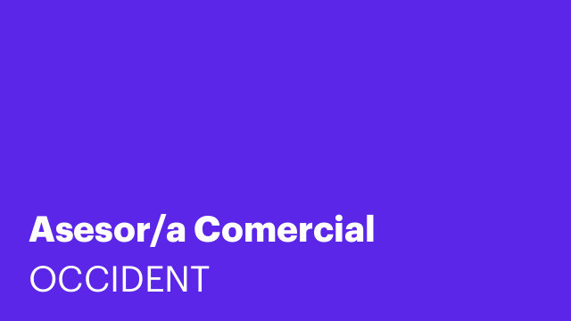 Asesor/a Comercial