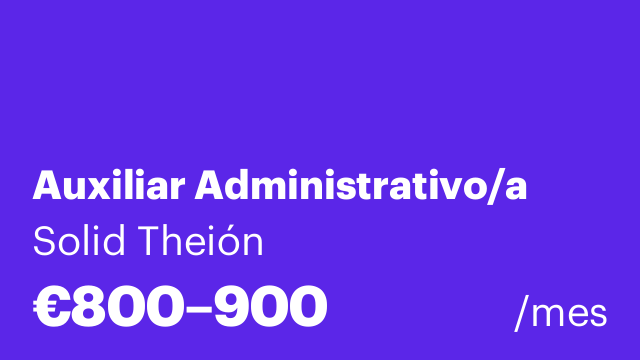 Auxiliar Administrativo/a