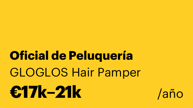 Oficial de Peluquería