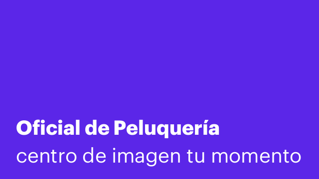 Oficial de Peluquería