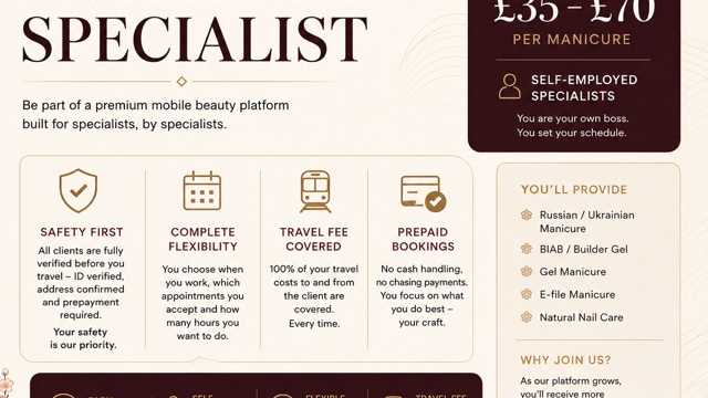 Mobile Nail Technician