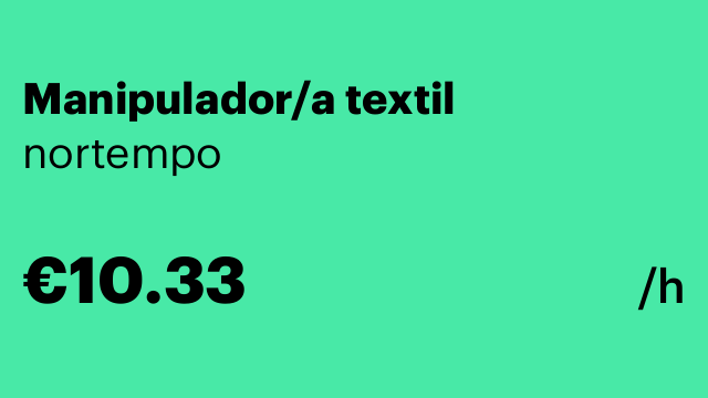 Manipulador/a textil