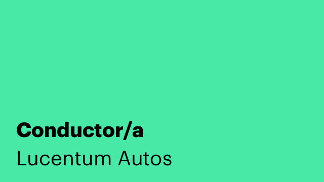 Conductor/a