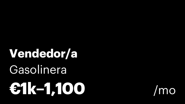Vendedor/a