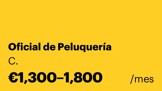 Oficial de Peluquería