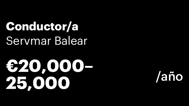Conductor/a
