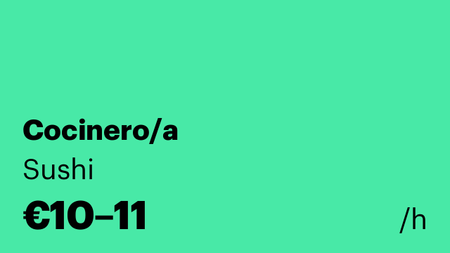 Cocinero/a