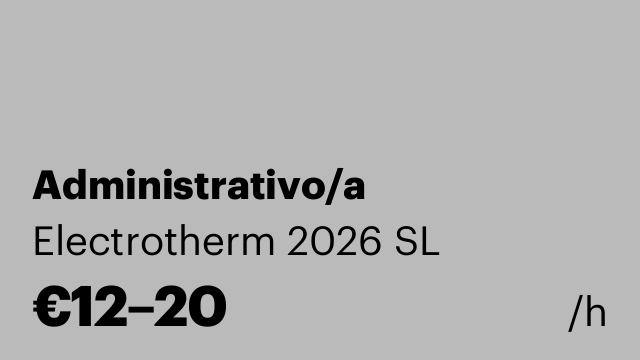 Administrativo/a