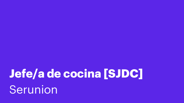 Jefe/a de cocina [SJDC]