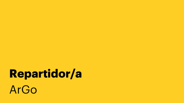 Repartidor/a
