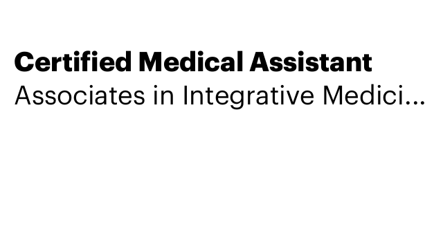 Certified Medical Assistant