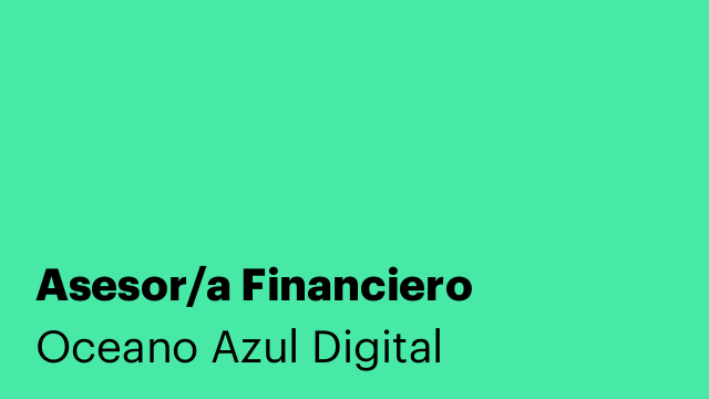 Asesor/a Financiero