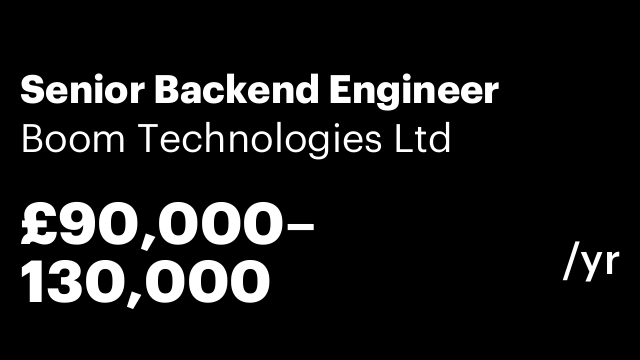 Senior Backend Engineer