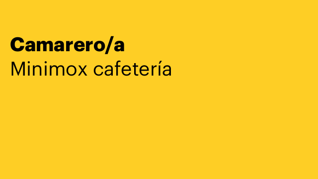 Camarero/a