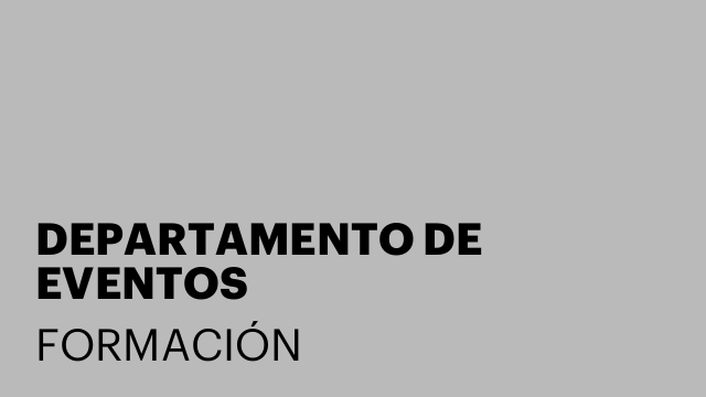 DEPARTAMENTO DE EVENTOS