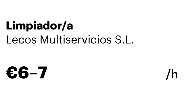 Limpiador/a