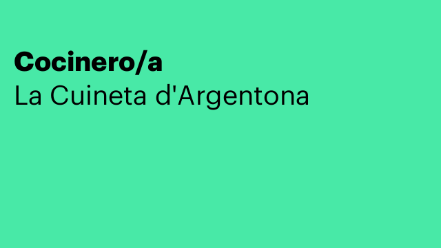 Cocinero/a