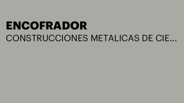 ENCOFRADOR