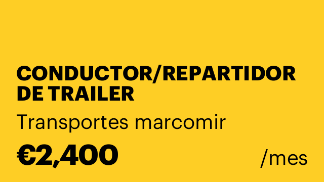 CONDUCTOR/REPARTIDOR DE TRAILER