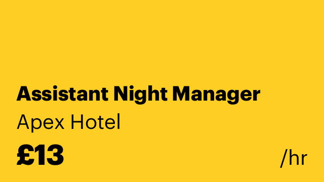 Assistant Night Manager