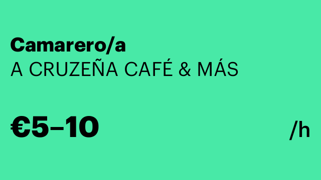 Camarero/a