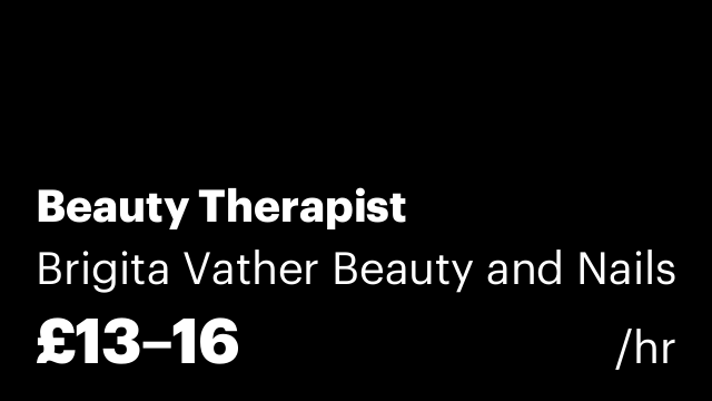 Beauty Therapist