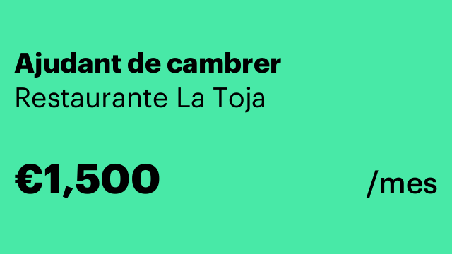 Ajudant de cambrer