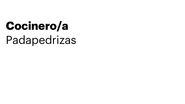 Cocinero/a