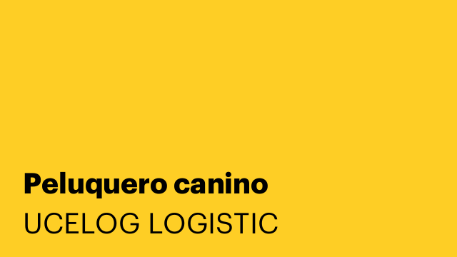 Peluquero canino