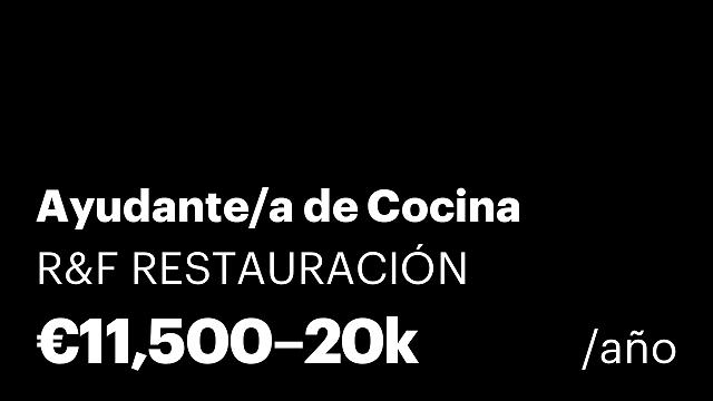 Ayudante/a de Cocina