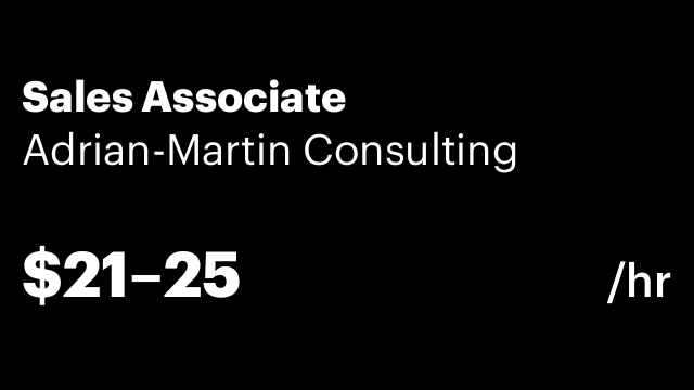 Sales Associate
