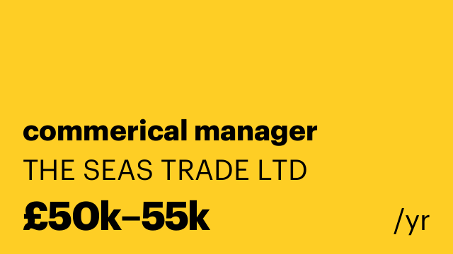 commerical manager