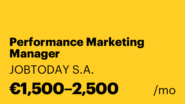Performance Marketing Manager