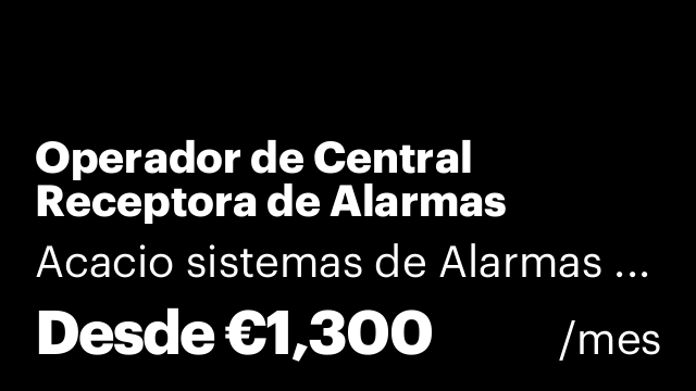 Operador de Central Receptora de Alarmas