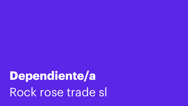 Dependiente/a