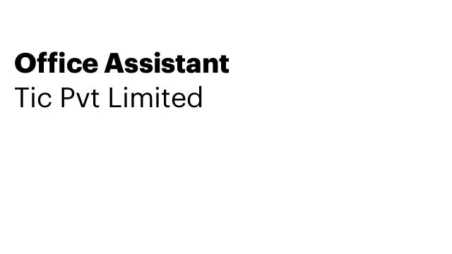 Office Assistant