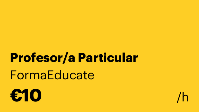 Profesor/a Particular