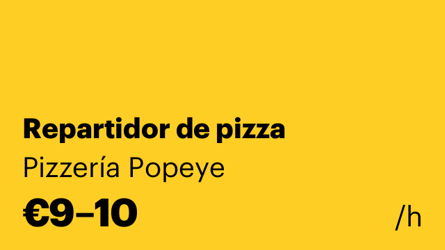 Repartidor de pizza