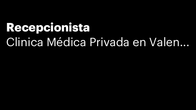 Recepcionista