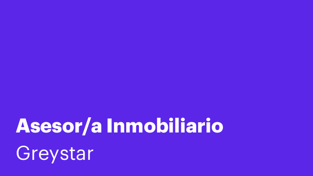 Asesor/a Inmobiliario