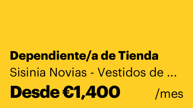 Dependiente/a de Tienda
