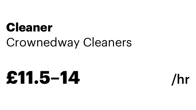 Cleaner