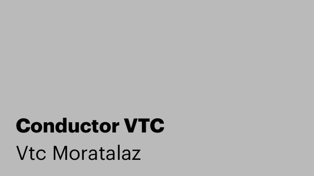 Conductor VTC
