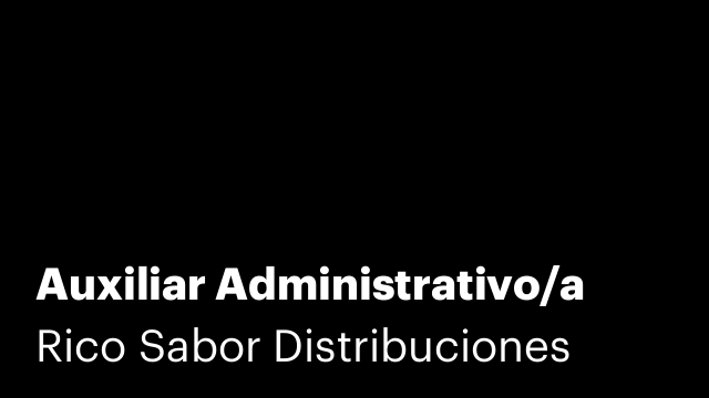 Auxiliar Administrativo/a
