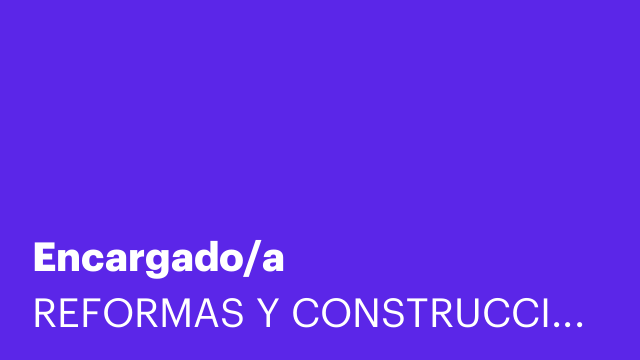Encargado/a