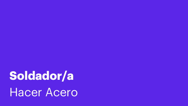 Soldador/a