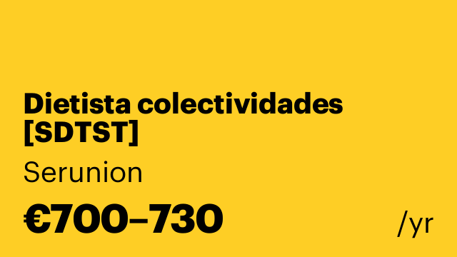 Dietista colectividades [SDTST]