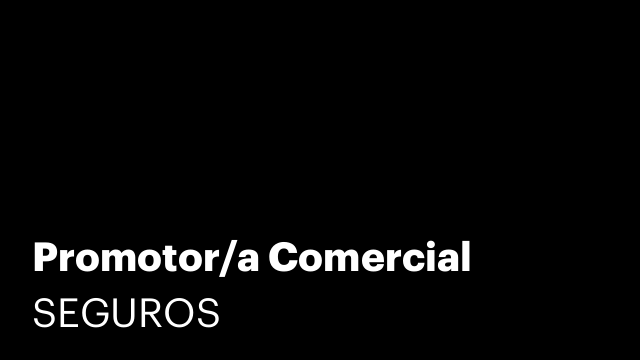Promotor/a Comercial